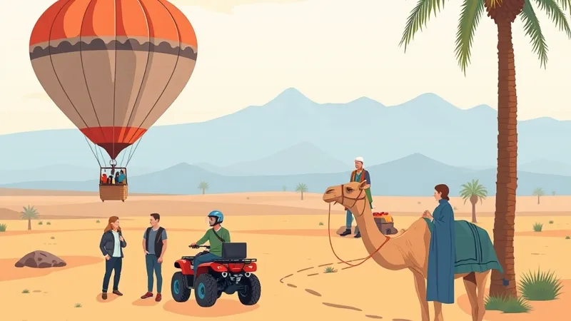Marrakech Balloon and Quad or Camel Combo: How It Works