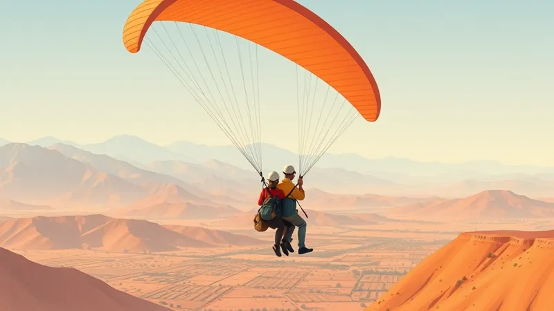 Aguergour Tandem Paragliding: An Alternative to Ballooning - Flight comparison Aguergour Tandem Paragliding: An Alternative to Ballooning