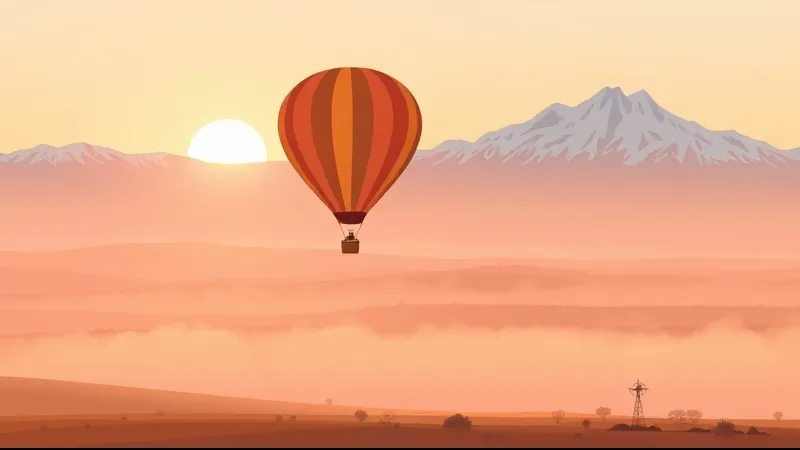 Warum Ballons in Marrakesch nur im Morgengrauen fliegen
